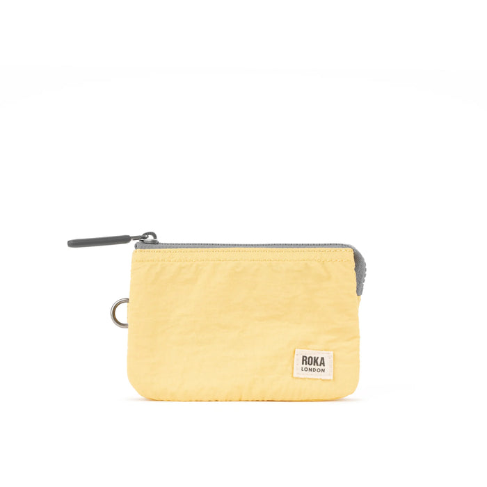 ROKA Carnaby Champagne Recycled Canvas Wallet