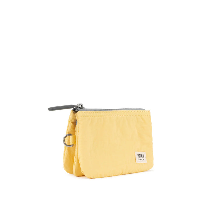 ROKA Carnaby Champagne Recycled Canvas Wallet