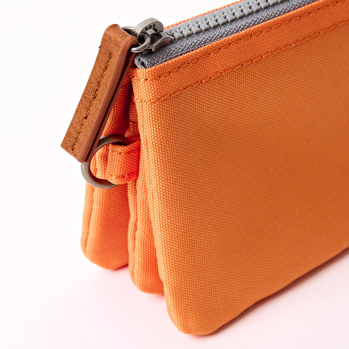 ROKA Carnaby Wallet in Jaffa Orange Recycled Canvas