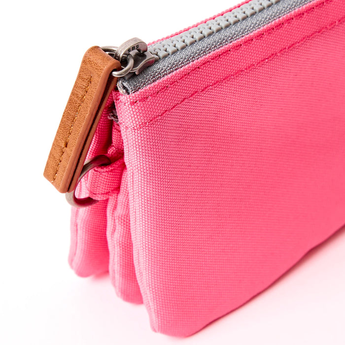 ROKA Carnaby Wallet in Pink Lemonade Recycled Canvas