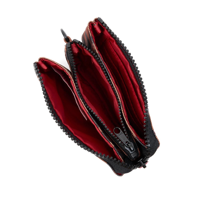 ROKA Carnaby Wallet in Scarlet Leopard