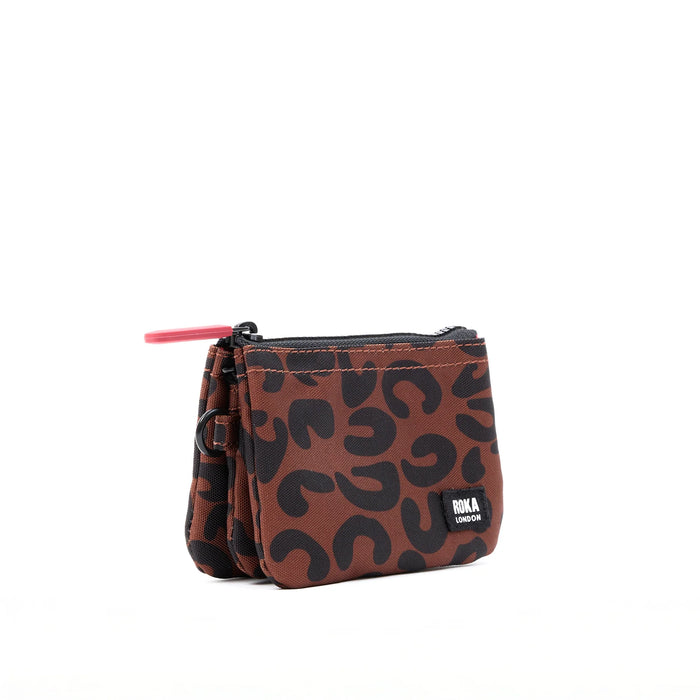 ROKA Carnaby Wallet in Scarlet Leopard