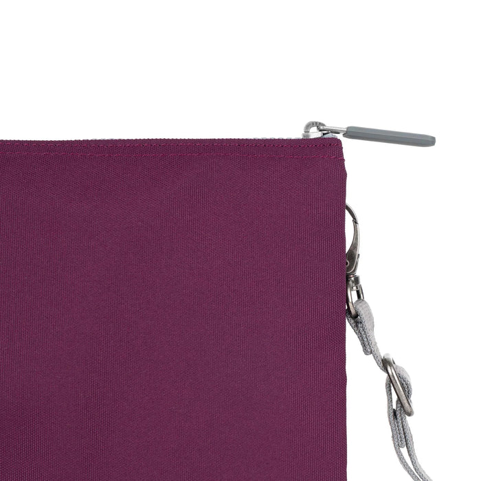 ROKA Carnaby Crossbody XL Cherry Lacquer Recycled Canvas Bag