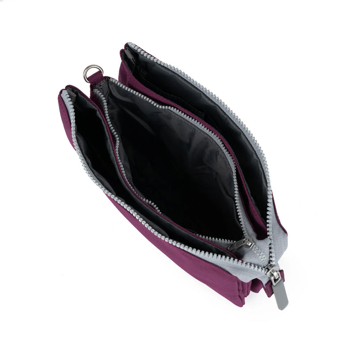 ROKA Carnaby Crossbody XL Cherry Lacquer Recycled Canvas Bag