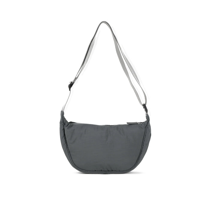 ROKA Farringdon Half Moon Bag In Charcoal