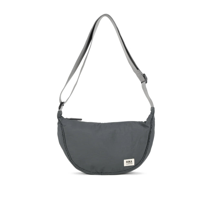 ROKA Farringdon Half Moon Bag In Charcoal