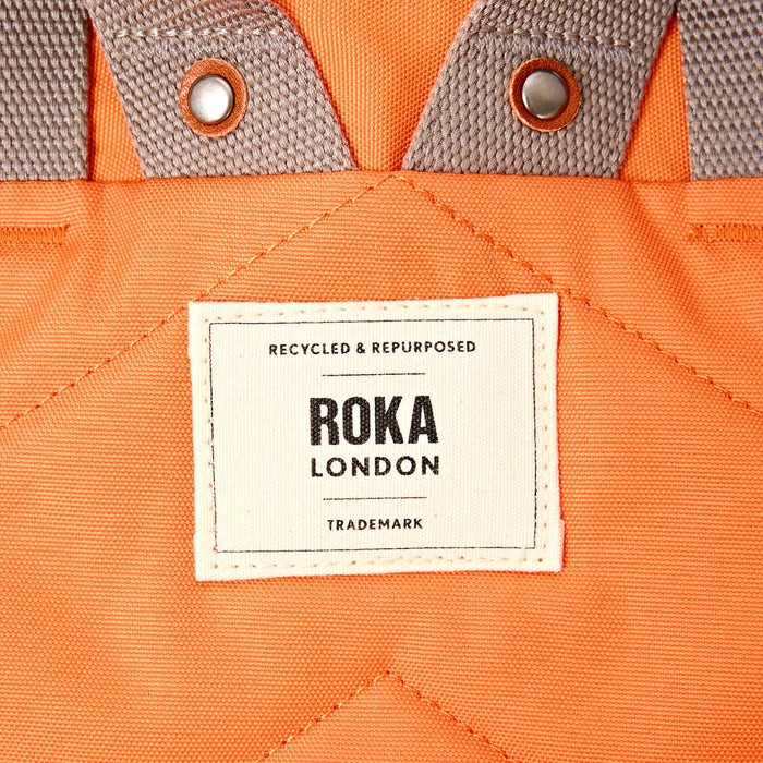 ROKA Finchley Backpack in Jaffa Orange