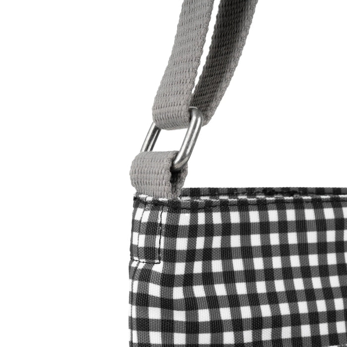 ROKA Kennington B Black Gingham Recycled Canvas Bag