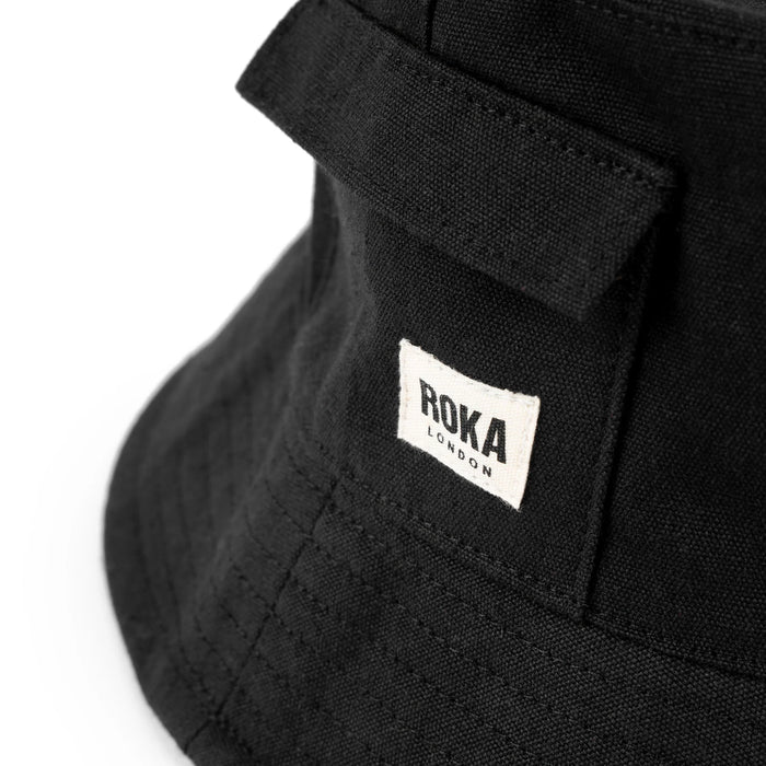 ROKA Hatfield Black Bucket Hat