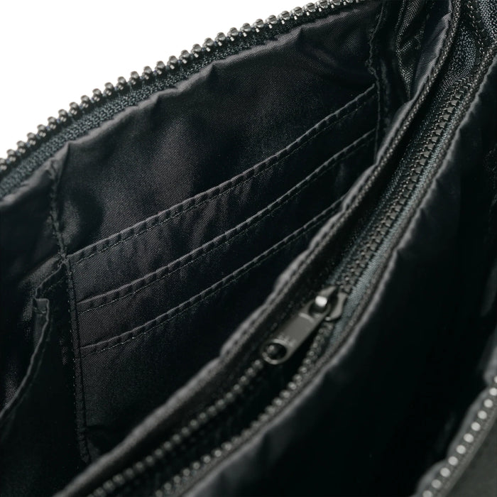 ROKA All Black Carnaby Crossbody XL Recycled Canvas Bag