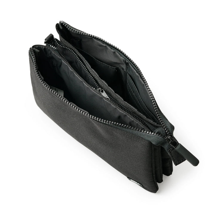 ROKA All Black Carnaby Crossbody XL Recycled Canvas Bag