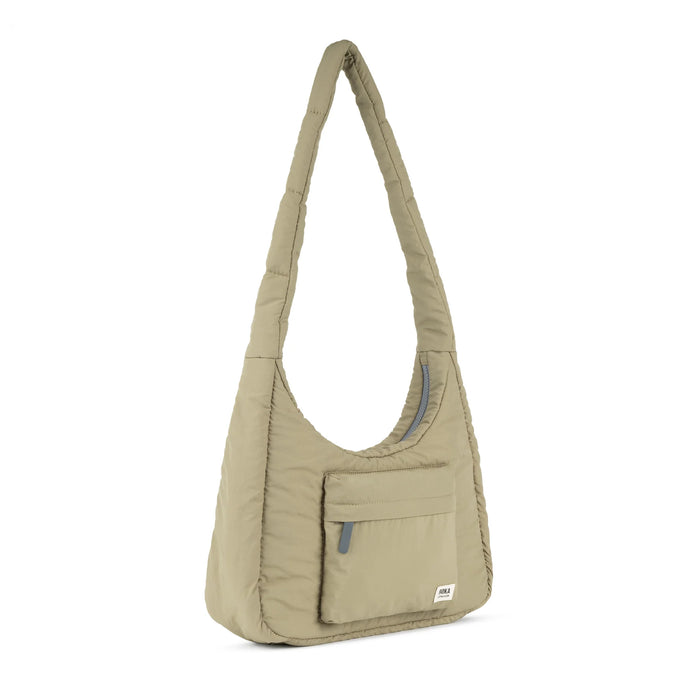 ROKA Belsize Taupe Taslon Crossbody Bag