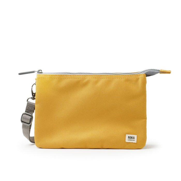 ROKA Carnaby Crossbody XL Flax Recycled Canvas Bag