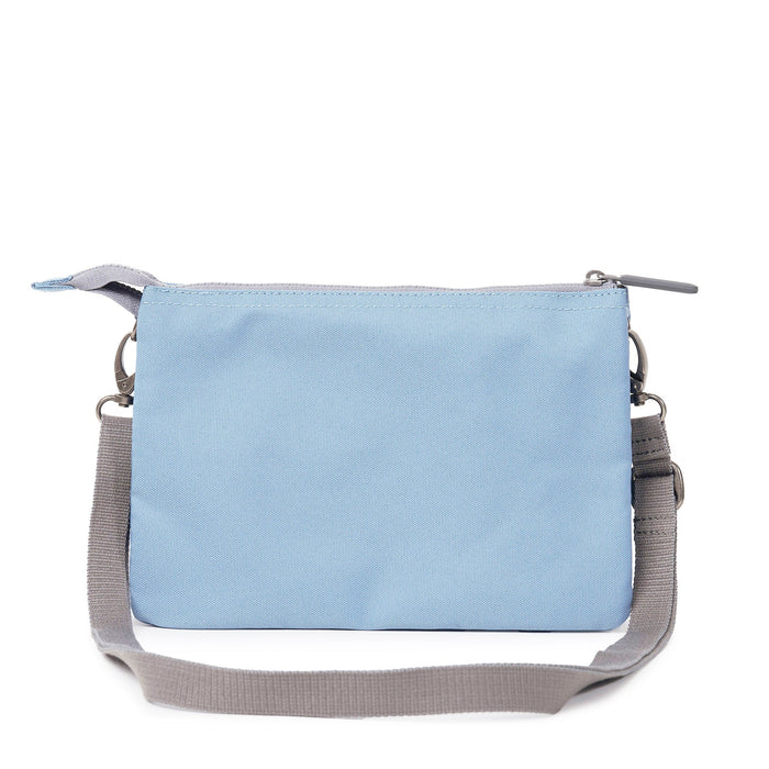 ROKA Carnaby Crossbody XL Retro Blue Recycled Canvas Bag