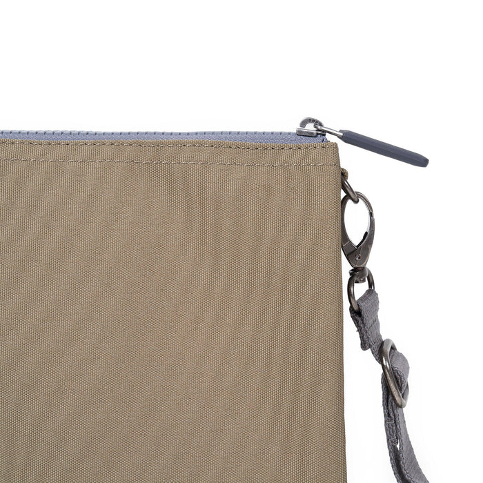 ROKA Carnaby Crossbody XL Taupe Recycled Canvas