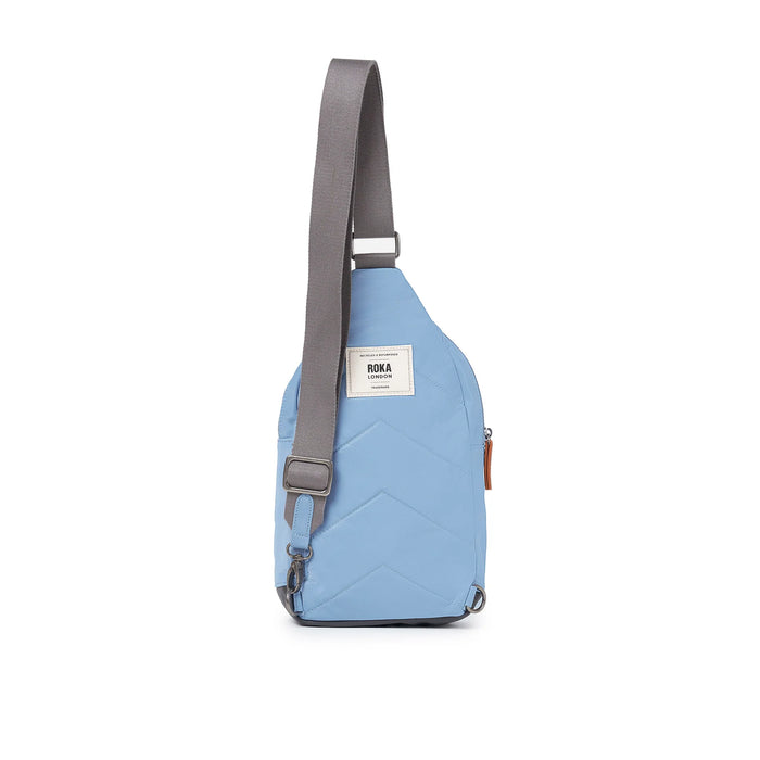ROKA Willesden B Retro Blue Nylon Bag