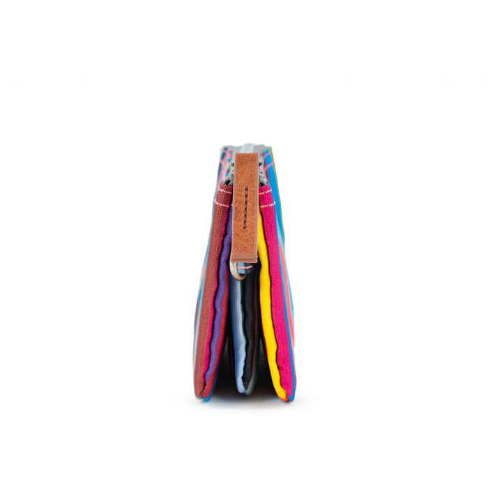 ROKA Carnaby Multi Stripe Recycled Canvas Bag