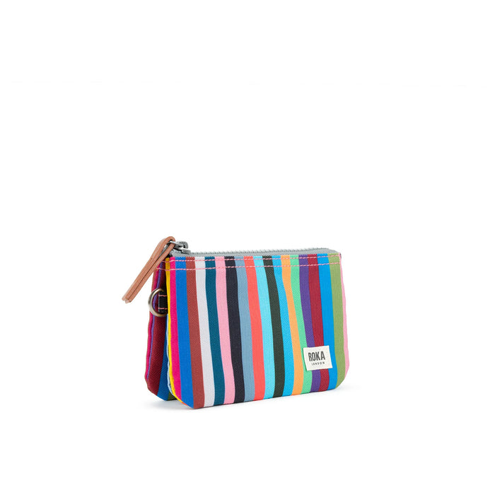 ROKA Carnaby Multi Stripe Recycled Canvas Bag