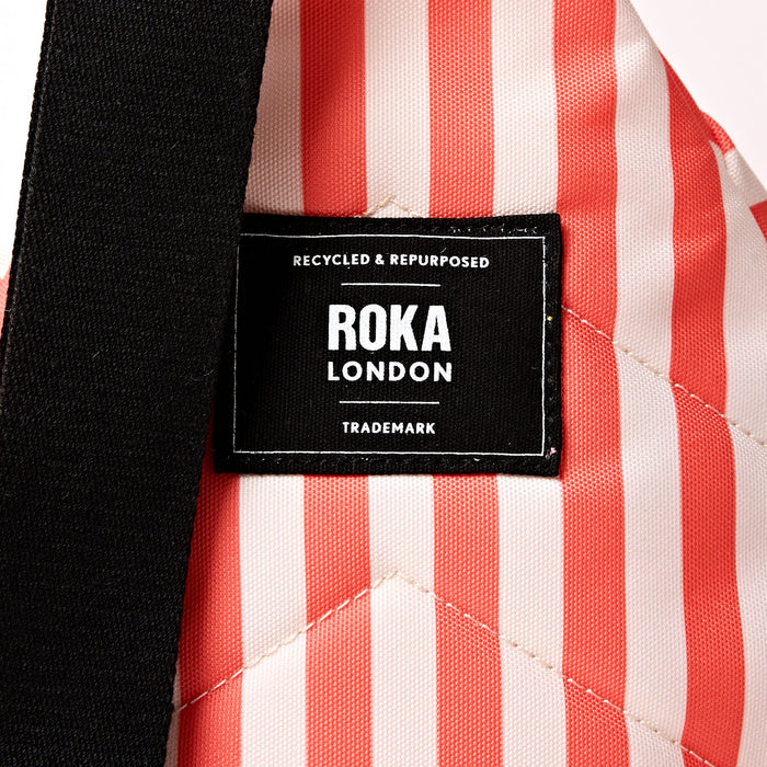 ROKA Willesden Sling Bag in Coral Stripe