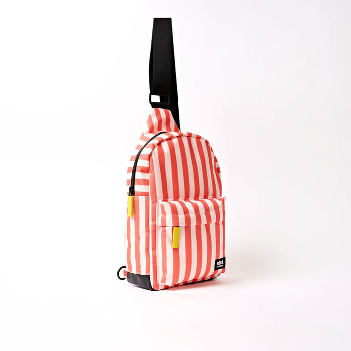 ROKA Willesden Sling Bag in Coral Stripe