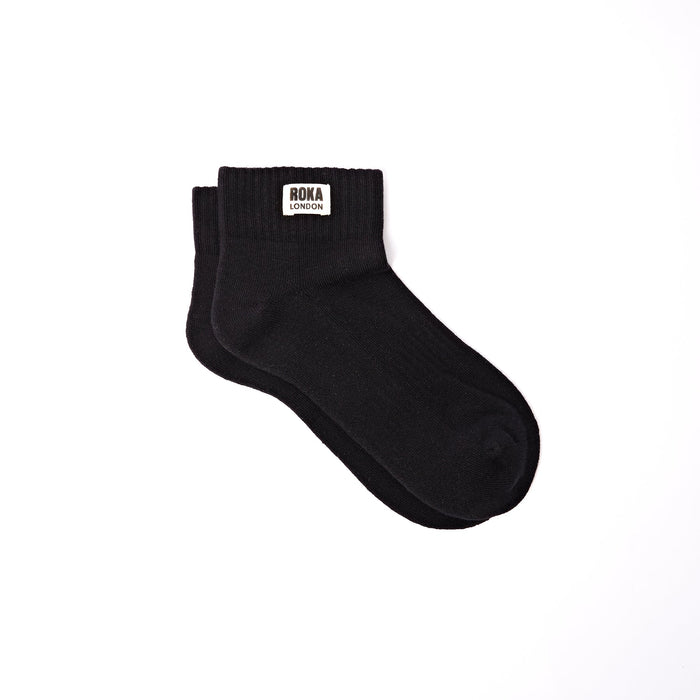 ROKA Women's Wembley Ankle Socks In Black