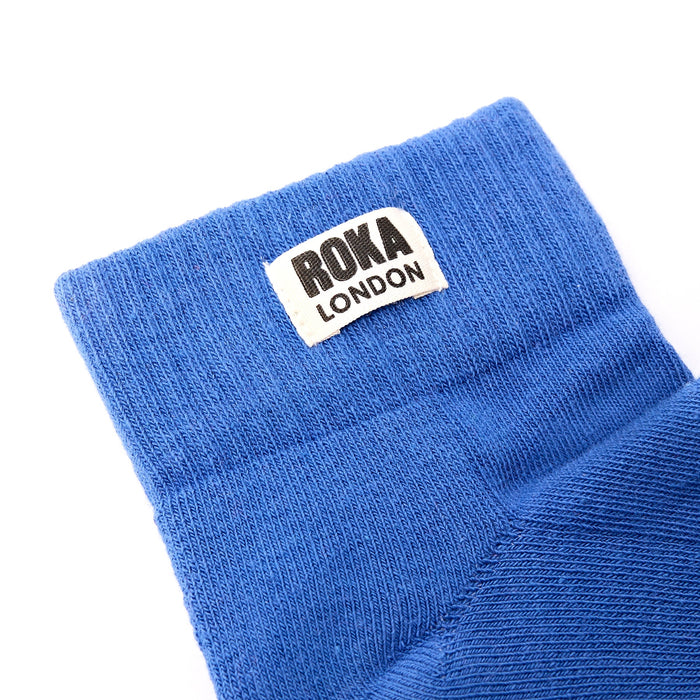 ROKA Women's Wembley Ankle Socks In Malibu Blue