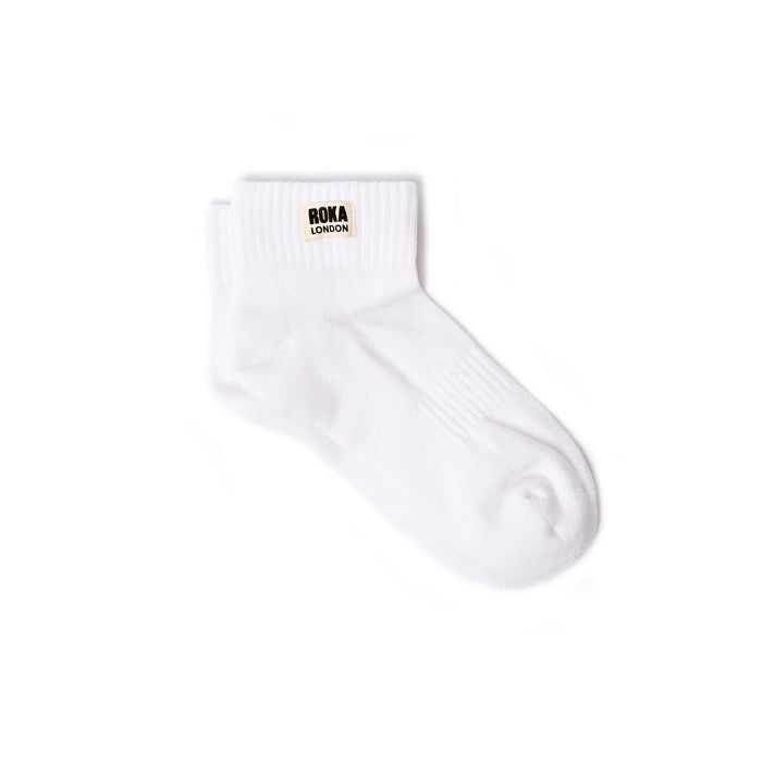 ROKA Women's Wembley Ankle Socks In Off White