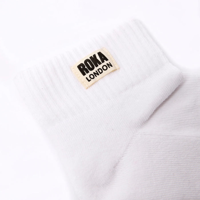 ROKA Women's Wembley Ankle Socks In Off White