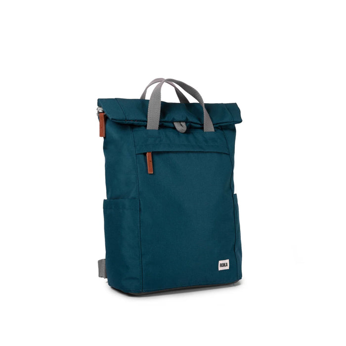 ROKA Bags Finchley Recycled Canvas Medium Teal