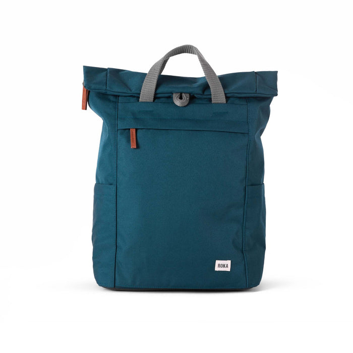 ROKA Bags Finchley Recycled Canvas Medium Teal