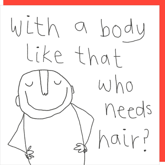 Rosie Made A Thing Card - Hair Birthday Card