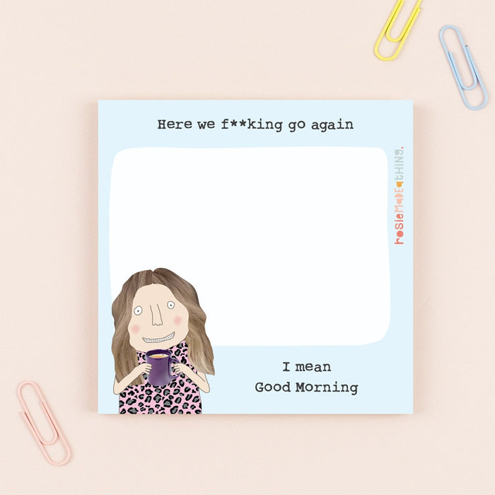 Rosie Made A Thing Sticky Jots Pad - Here We Go