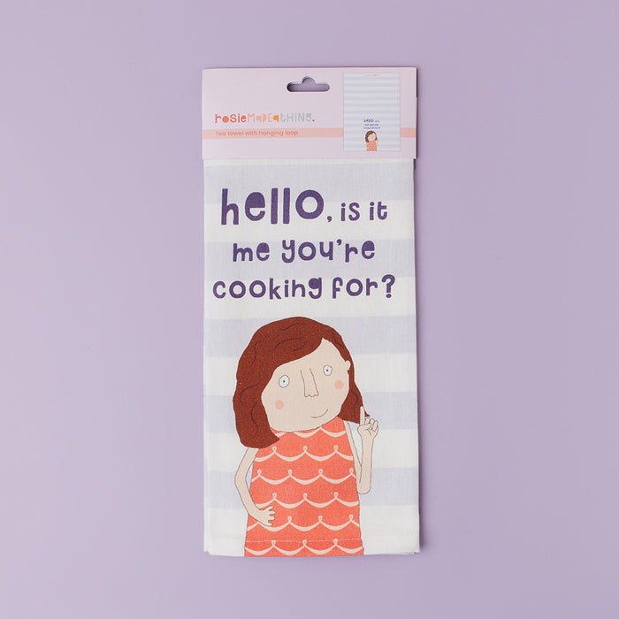 Rosie Made A Thing Tea Towel - Hello