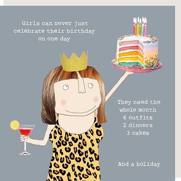 Rosie Made A Thing Card - Girls Birthday