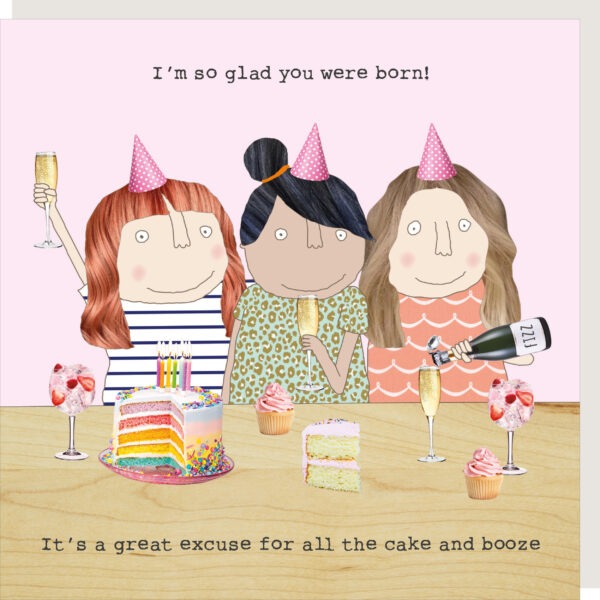 Rosie Made A Thing Card - Glad You Were Born