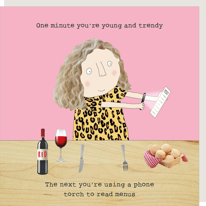 Rosie Made A Thing Card - Never Grow Up