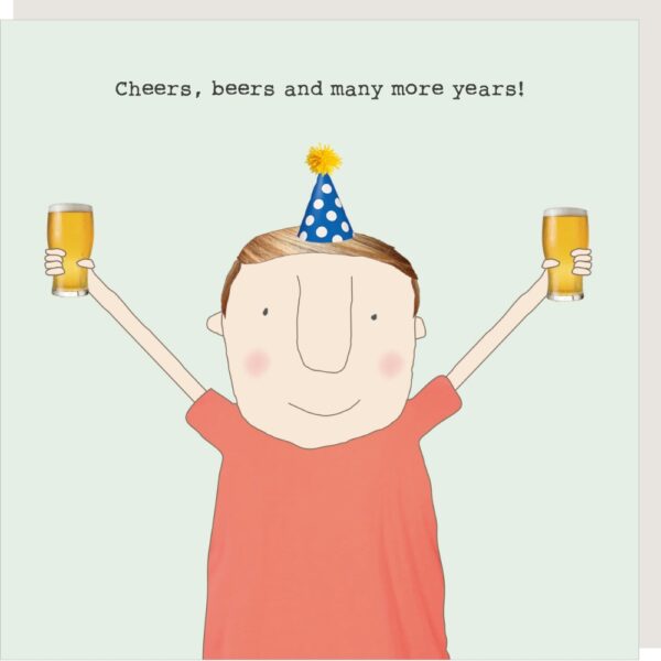 Rosie Made A Thing Card - Cheers Beers