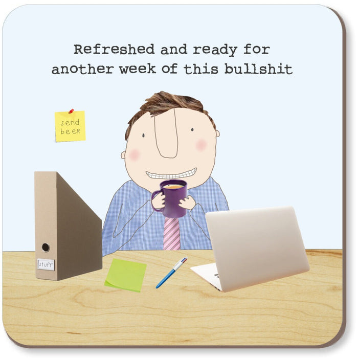 Rosie Made A Thing Refreshed Boy Coaster