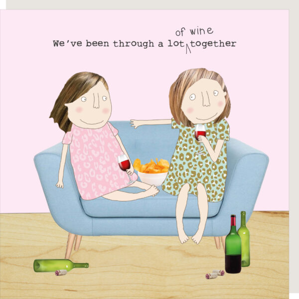 Rosie Made A Thing Card - Wine Together