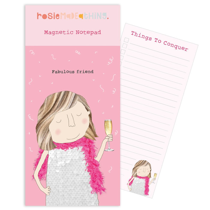 Rosie Made A Thing Magnetic Notepad - Fabulous Friend