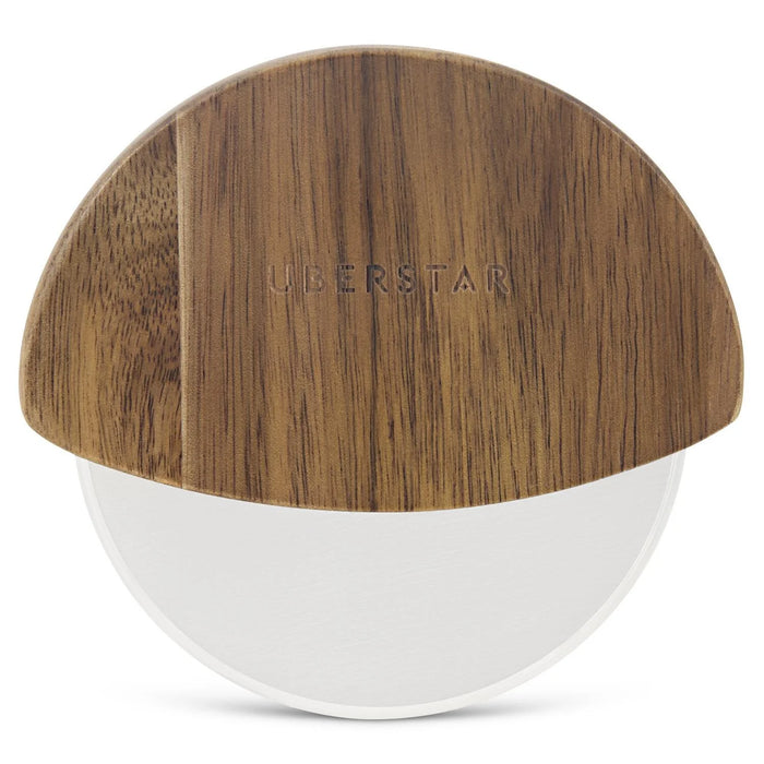Acacia Pizza Wheel Cutter - Natural