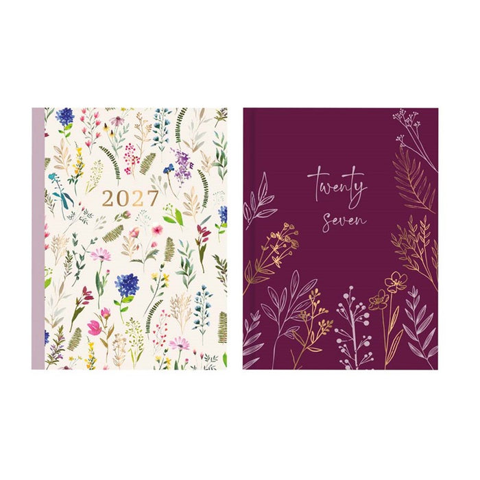 Tallon 2027 Diary A5 Week To View Bee & Floral