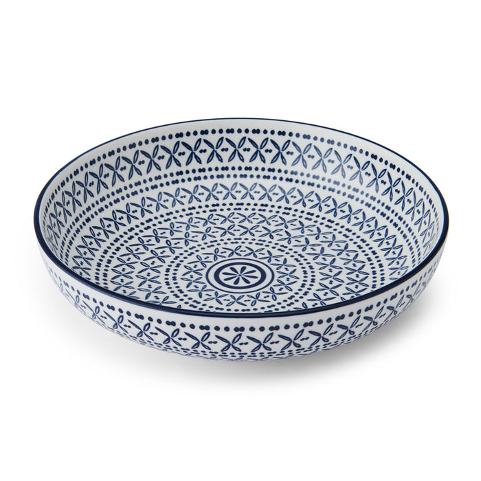Mikasa Blue Mediterranean Stoneware Bowl
