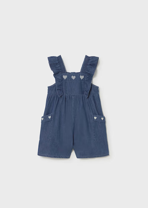Mayoral Girl Dark Ruffled Jumpsuit