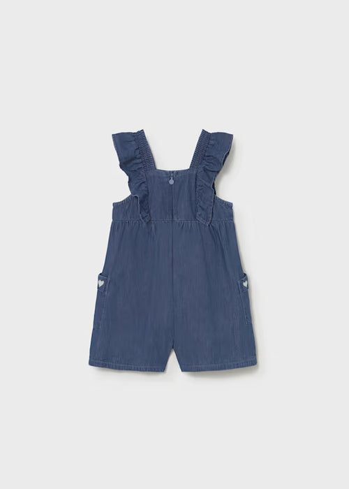 Mayoral Girl Dark Ruffled Jumpsuit
