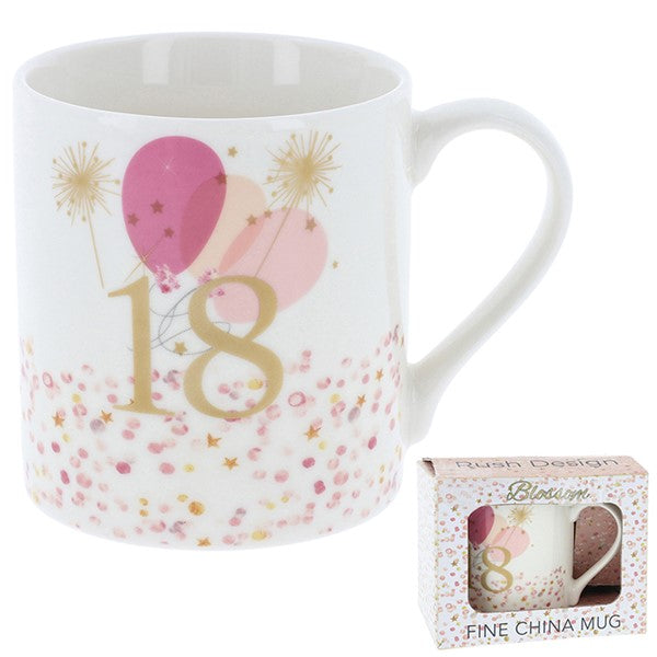 Rush Blossom 18th Birthday Mug