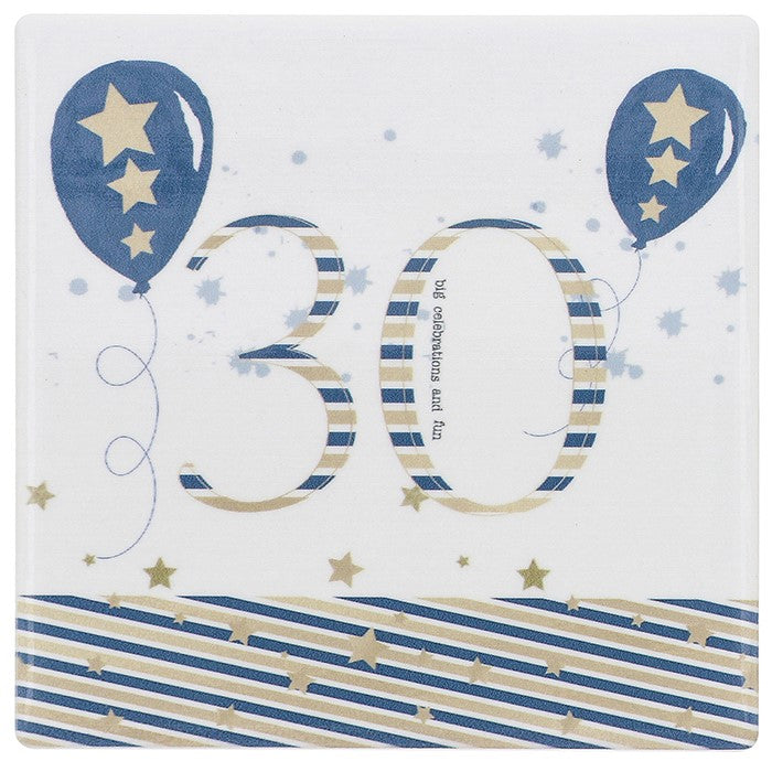 Rush Domino 30th Birthday Coaster
