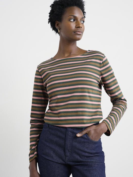 Seasalt Women's Sailor Top In Duet Mini Cornish Coppice