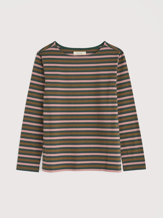 Seasalt Women's Sailor Top In Duet Mini Cornish Coppice