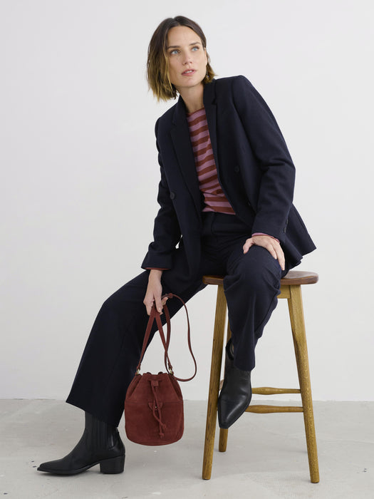 Seasalt Women's Sailor Top In Scallion Burgundy